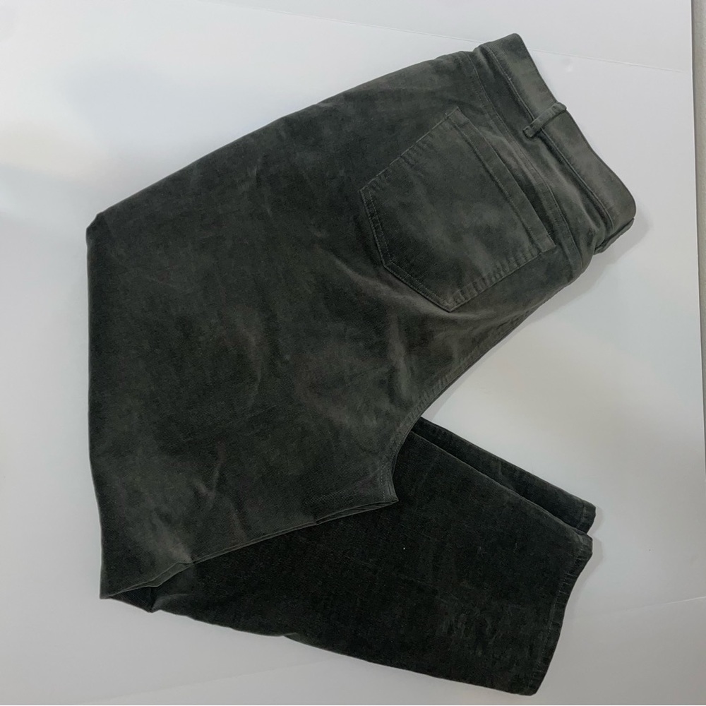 J.‎ Jill Women's Pants Corduroy Olive Green Size XL  16 Slim Leg Holiday - Picture 7 of 10